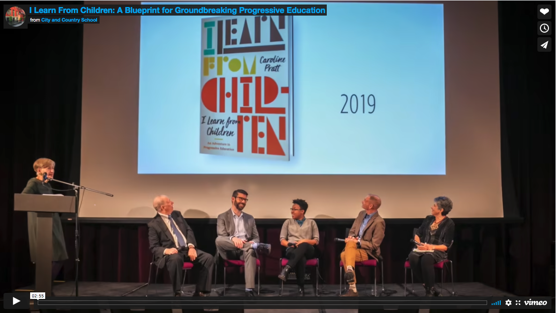 VIDEO: I Learn from Children Panel Discussion and Book Release